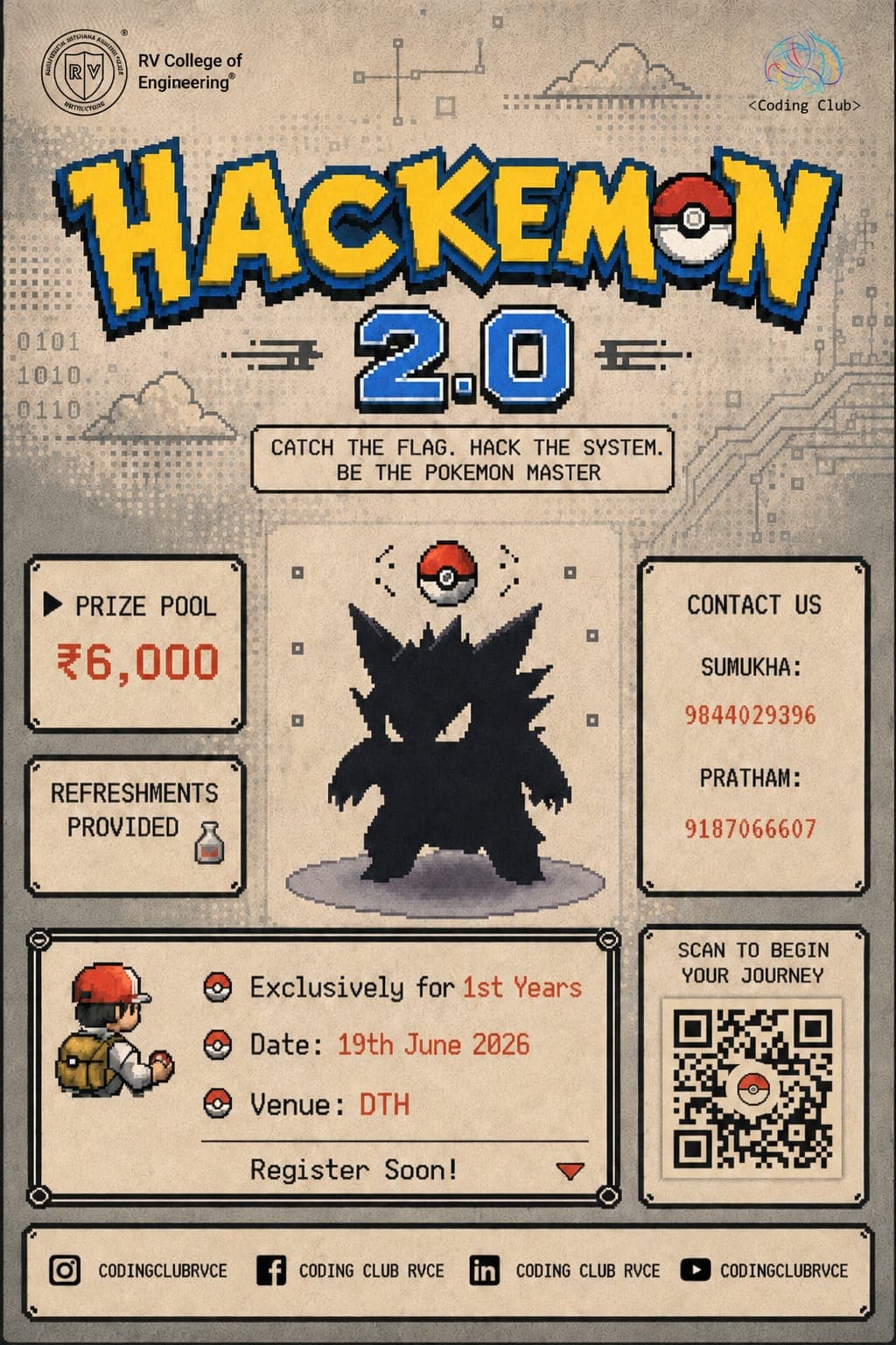Capture The Flag 2026: Cyber Security Challenge poster